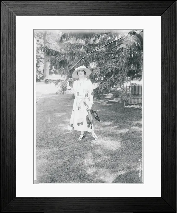 Framed Print : Mrs. Claude Grahame-White
