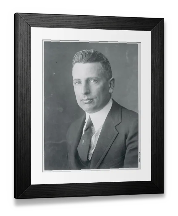 Framed Print : Portrait of Cartoonist Russ Westover Framed Print : Portrait of Cartoonist Russ Westover