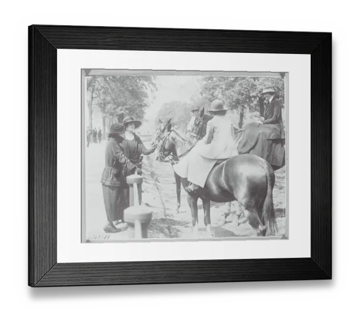 Framed Print : Spanish Royalty on Horsebacks
