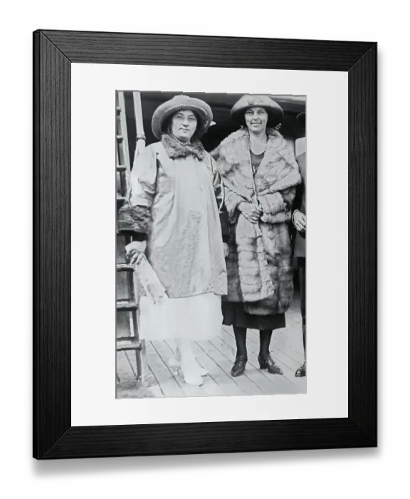 Framed Print : Mrs.Twodoro Kolow and Mrs. Hugh M. Caldwell