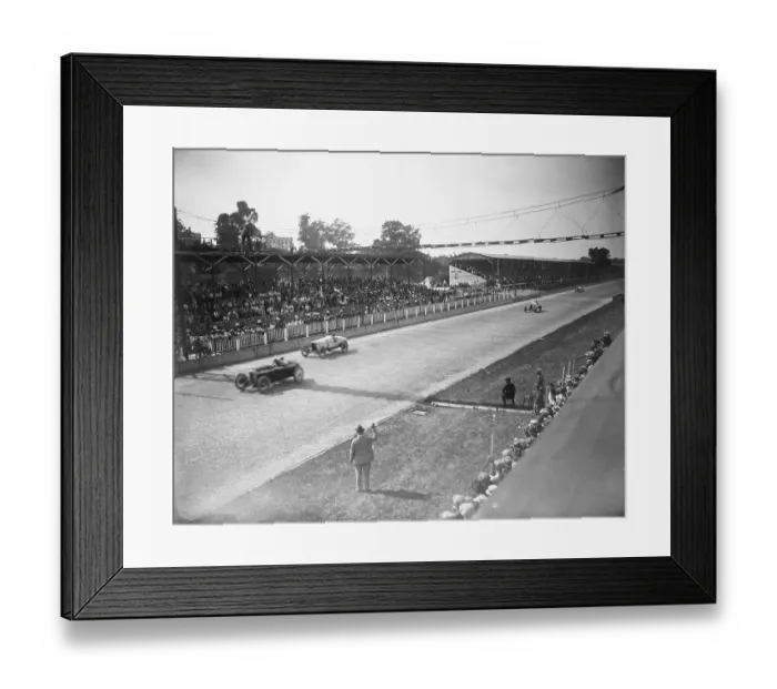Framed Print : Race Cars on the Track Framed Print : Race Cars on the Track