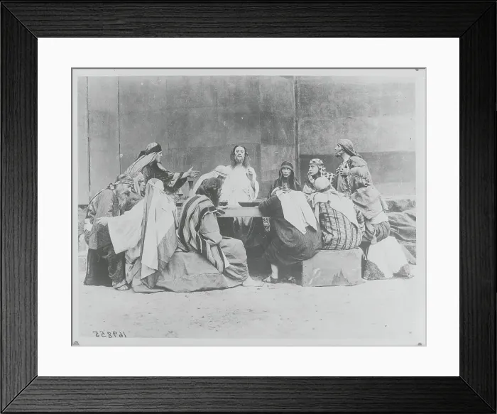 Framed Print : Last Supper Depicted Framed Print : Last Supper Depicted