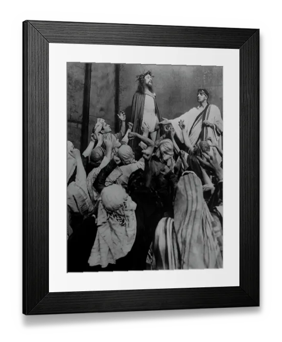 Framed Print : Depiction of Jesus with Pontius Pilate Framed Print : Depiction of Jesus with Pontius Pilate