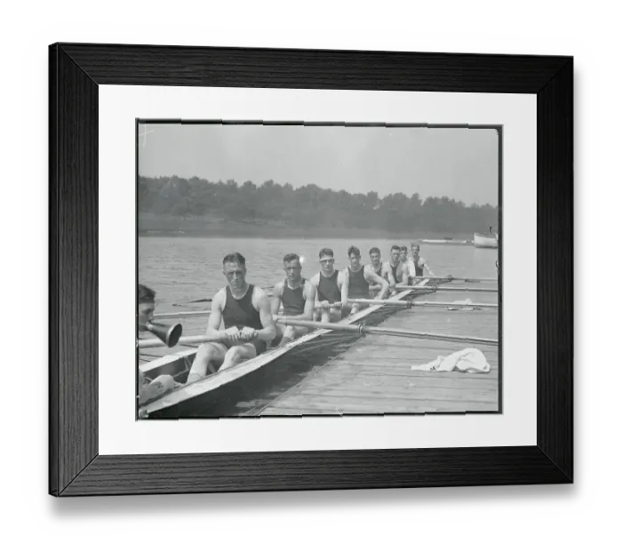 Framed Print : Navy Crew in Rowing Action Framed Print : Navy Crew in Rowing Action