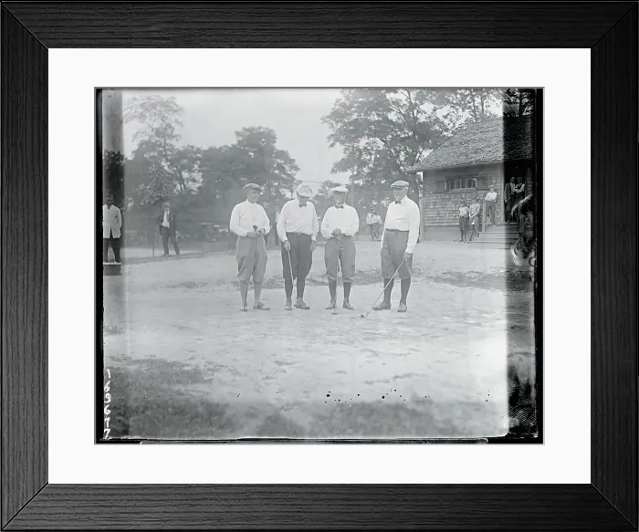 Framed Print : Individuals at Golf Tournament Framed Print : Individuals at Golf Tournament