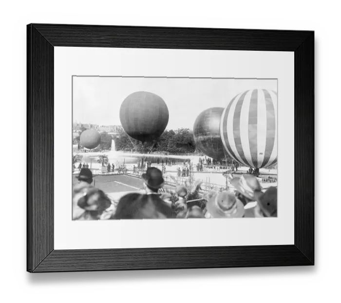Framed Print : General View Of Balloon Grand Prix Framed Print : General View Of Balloon Grand Prix