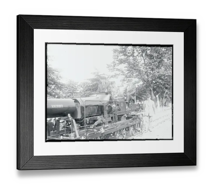 Framed Print : Miles Poindexter at Train Control Demonstration Framed Print : Miles Poindexter at Train Control Demonstration