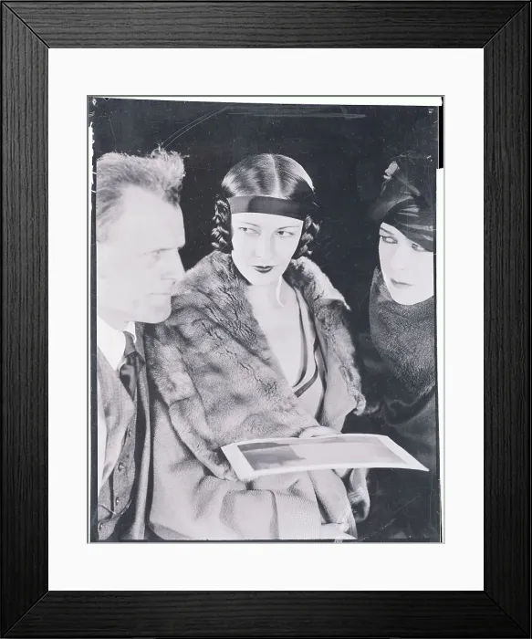 Framed Print : Portrait of Mrs. Rudolph Valentino Framed Print : Portrait of Mrs. Rudolph Valentino