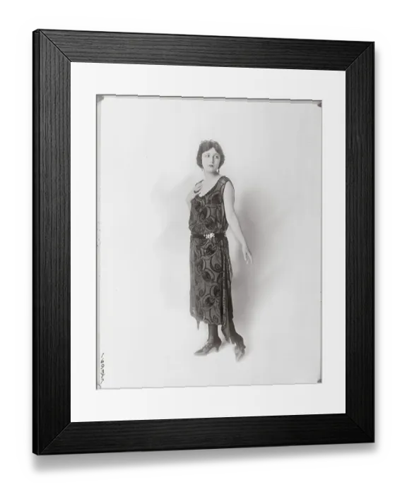 Framed Print : Virginia Brown Faire Wearing Evening Gown Framed Print : Virginia Brown Faire Wearing Evening Gown