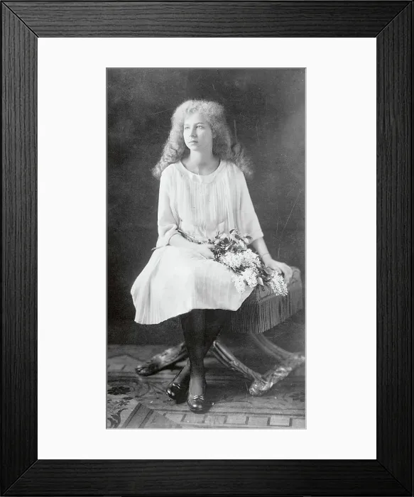 Framed Print : Portrait of Princess Marie Jose of Belgium Framed Print : Portrait of Princess Marie Jose of Belgium