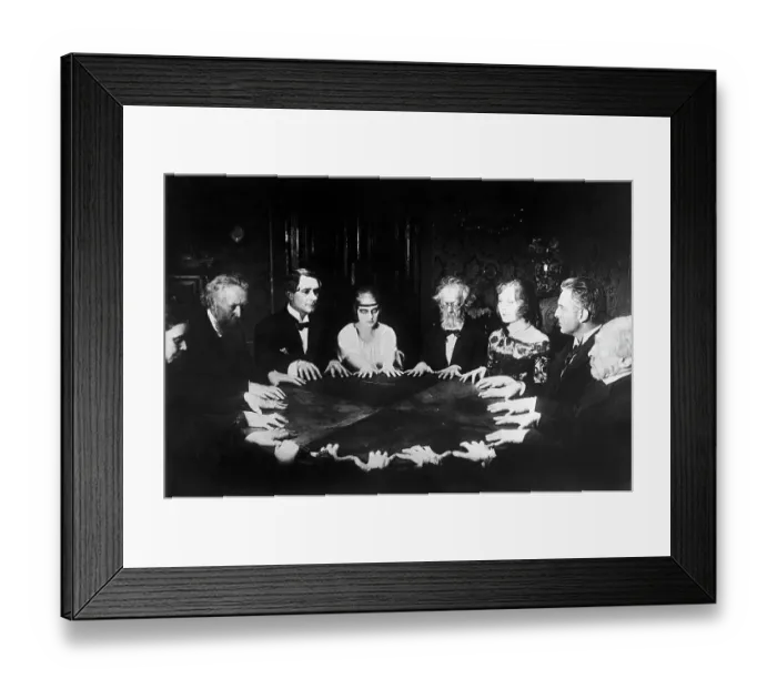 Framed Print : Seance Scene in Dr. Mabuse the Gambler