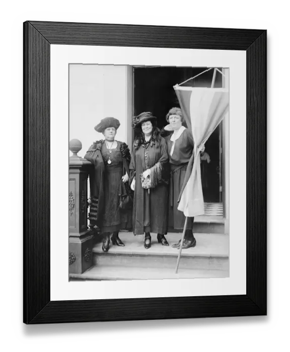 Framed Print : Dedication of Headquarters for National Women's Party Framed Print : Dedication of Headquarters for National Women's Party