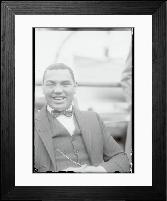 Framed Print : Portrait of Jack Dempsey with Monocle Framed Print : Portrait of Jack Dempsey with Monocle