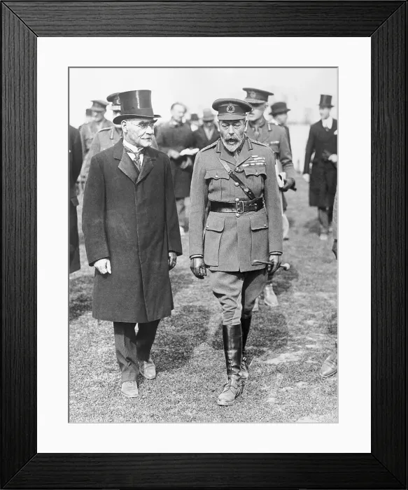 Framed Print : Rudyard Kipling with King George of England