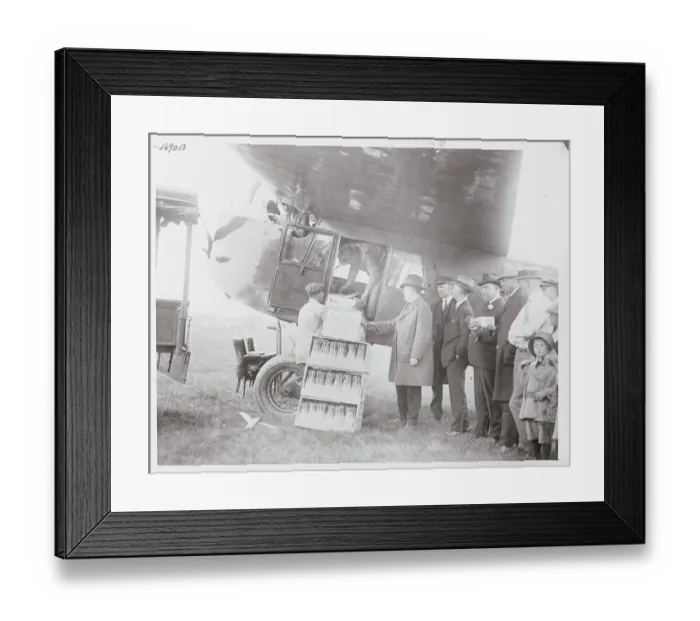 Framed Print : Asparagus Being Shipped by Airplane