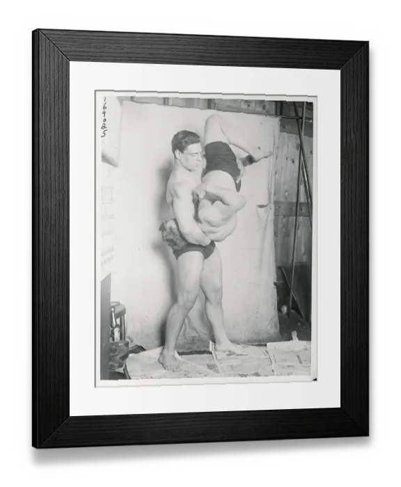 Framed Print : George Clasa Wrestling Marina Plestina Framed Print : George Clasa Wrestling Marina Plestina