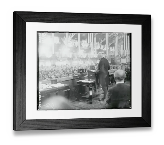 Framed Print : President Harding Addressing Chamber of Commerce Framed Print : President Harding Addressing Chamber of Commerce
