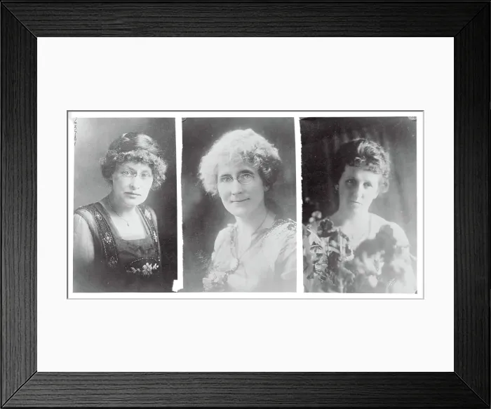 Framed Print : Women Politicians in Wyoming