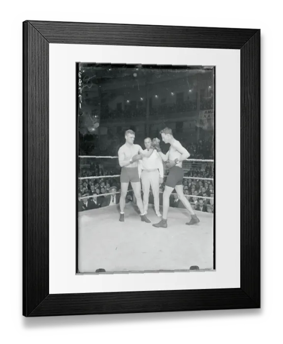 Framed Print : Bill Brennan and Jim Tracey in Boxing Ring Framed Print : Bill Brennan and Jim Tracey in Boxing Ring