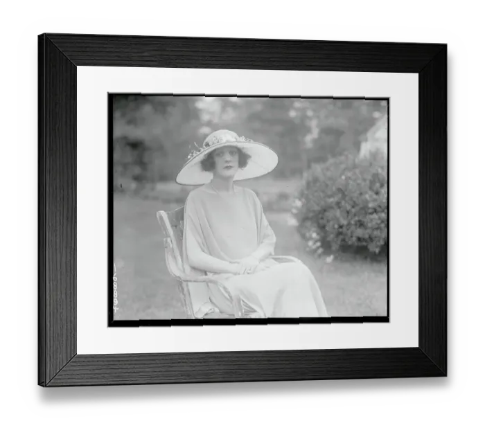 Framed Print : Mrs Barclay H Warburton Jr at Annual Garden Fete Framed Print : Mrs Barclay H Warburton Jr at Annual Garden Fete