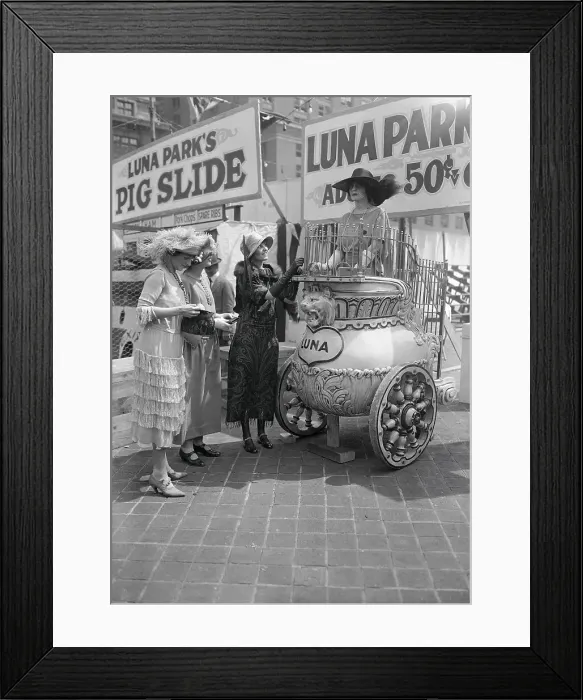 Framed Print : Selling Tickets for Society Fair Framed Print : Selling Tickets for Society Fair