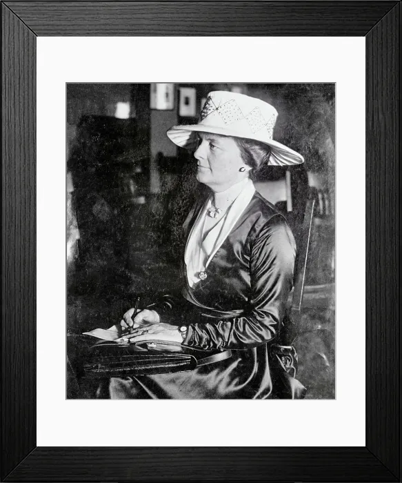 Framed Print : Portrait of Mrs. Joseph Baur Framed Print : Portrait of Mrs. Joseph Baur