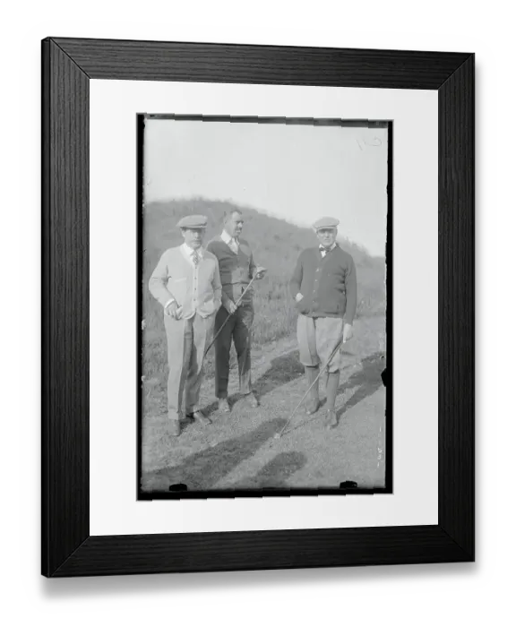 Framed Print : President Harding Playing Golf with Colleagues Framed Print : President Harding Playing Golf with Colleagues