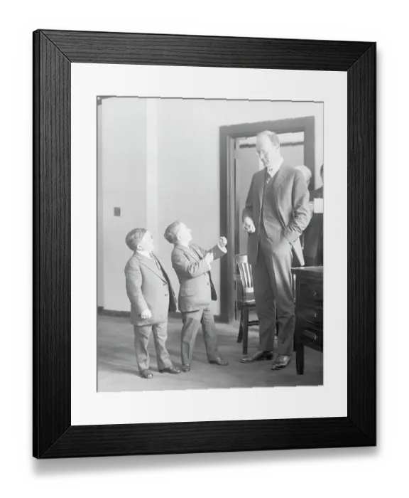 Framed Print : German Midgets Fighting for Seized Property Framed Print : German Midgets Fighting for Seized Property