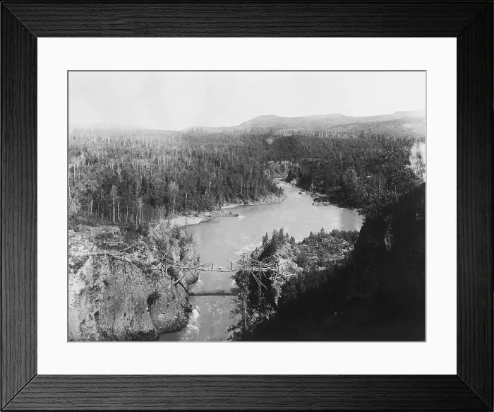 Framed Print : Bridge in British Columbia Framed Print : Bridge in British Columbia