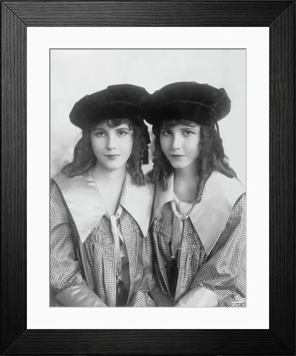 Framed Print : The Fairbanks Twins
