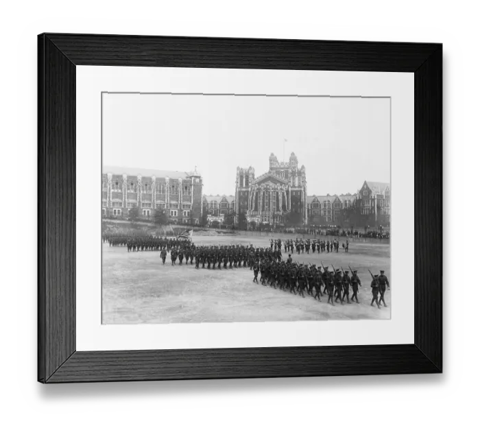 Framed Print : Training Corps Marching Framed Print : Training Corps Marching