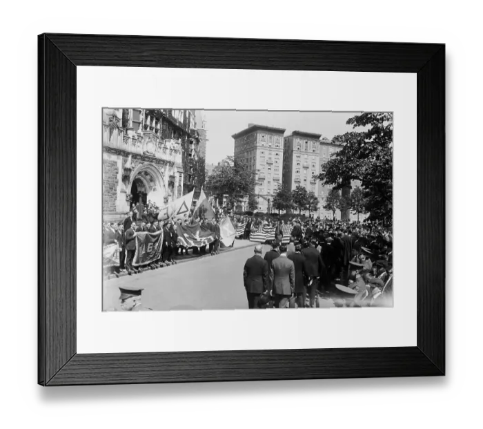 Framed Print : Proceeding Through the Great Hall