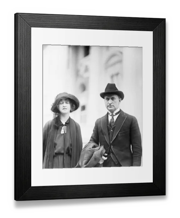 Framed Print : Movie Producer Thomas Ince and Wife Framed Print : Movie Producer Thomas Ince and Wife