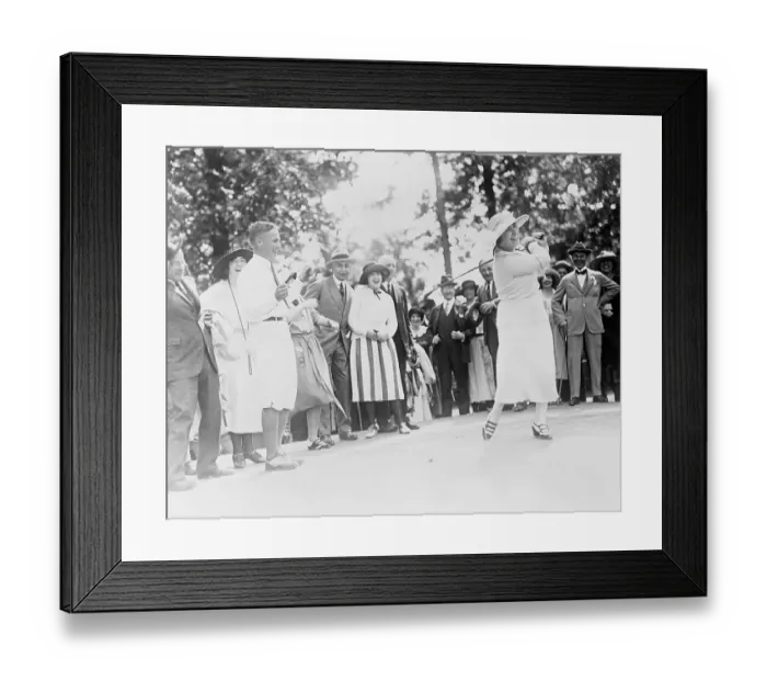 Framed Print : Lucrezia Bori Playing Golf Framed Print : Lucrezia Bori Playing Golf