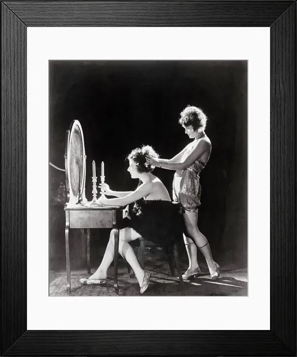 Framed Print : Mack Sennett Beauties Primping Framed Print : Mack Sennett Beauties Primping