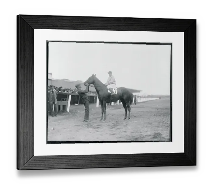 Framed Print : Jockey L. Penman Riding Tryster Framed Print : Jockey L. Penman Riding Tryster