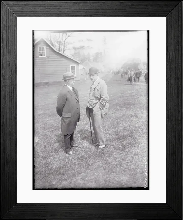 Framed Print : Society Men Talking Framed Print : Society Men Talking