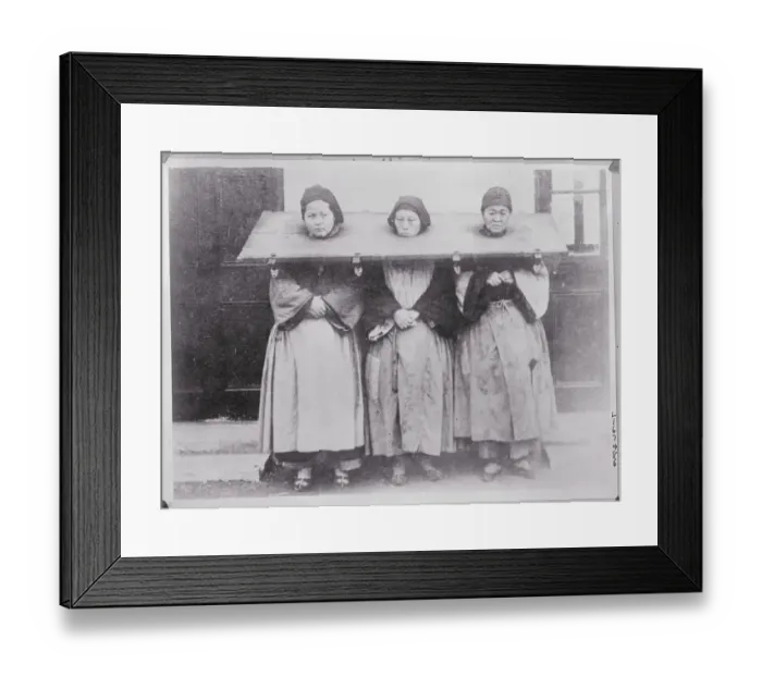 Framed Print : Women Guilty of Witchcraft Framed Print : Women Guilty of Witchcraft