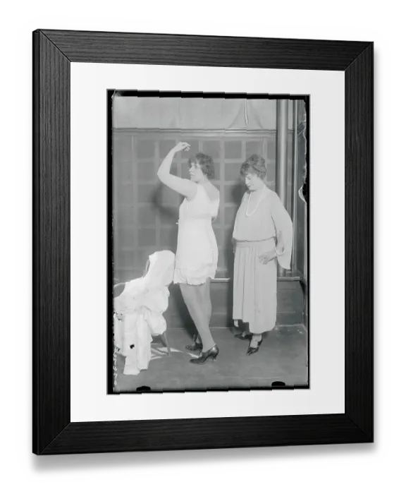 Framed Print : Eva Hegarman Wearing a Corset Framed Print : Eva Hegarman Wearing a Corset