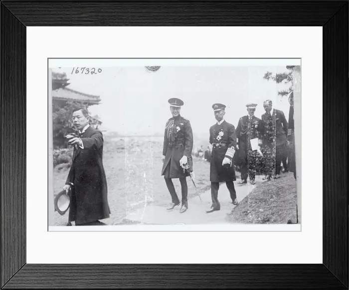 Framed Print : Prince of Wales with Higashi Fushimi Framed Print : Prince of Wales with Higashi Fushimi