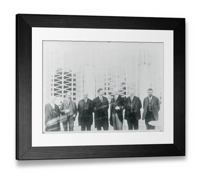 Framed Print : German Delegation Conference Framed Print : German Delegation Conference