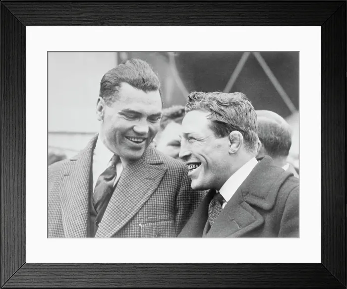Framed Print : Jack Dempsey and Ted Kid Lewis Framed Print : Jack Dempsey and Ted Kid Lewis