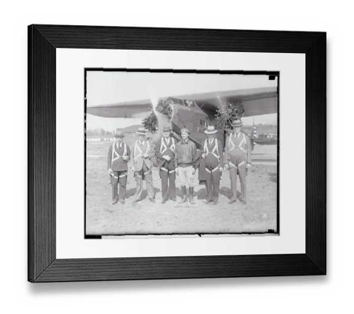 Framed Print : Men Attending Air Exhibition Framed Print : Men Attending Air Exhibition