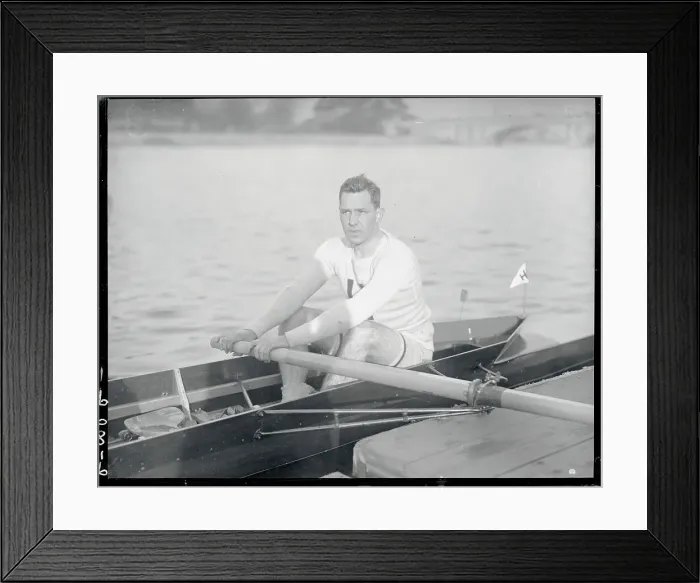 Framed Print : Portrait of Harvard's Varsity Crew Captain Framed Print : Portrait of Harvard's Varsity Crew Captain