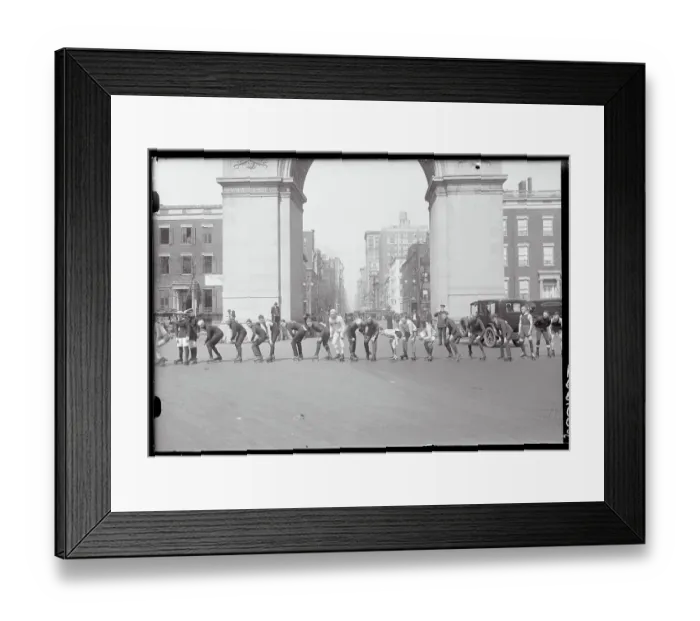 Framed Print : New York Roller Skating Marathon Winners Framed Print : New York Roller Skating Marathon Winners