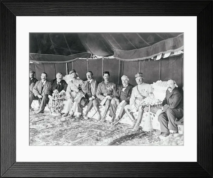 Framed Print : Alexandre Millerand Resting with Colleagues Framed Print : Alexandre Millerand Resting with Colleagues
