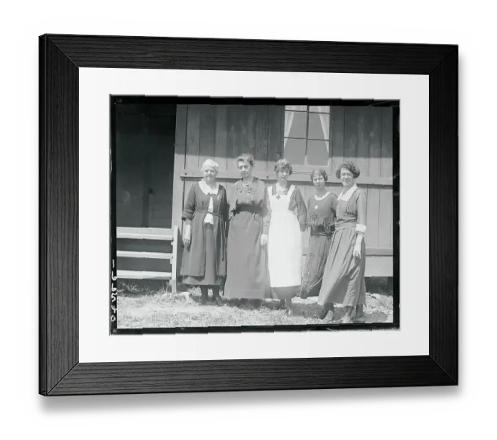 Framed Print : American Red Cross Members Framed Print : American Red Cross Members