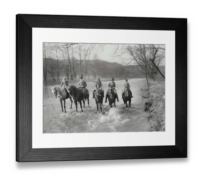 Framed Print : People Horseback Riding Framed Print : People Horseback Riding