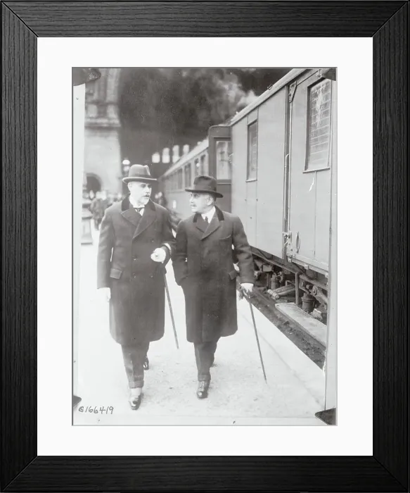 Framed Print : Walther Rathenau with Ambassador Frassati Framed Print : Walther Rathenau with Ambassador Frassati