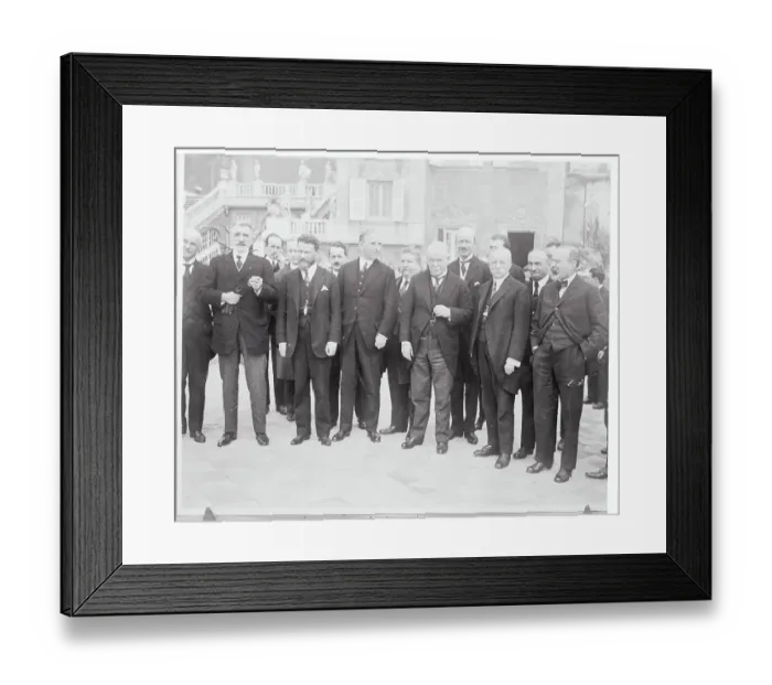 Framed Print : Genoa Conference Delegates Framed Print : Genoa Conference Delegates